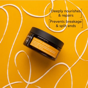 Apivita Keratin Repair Nourish Repair Hair Mask mască regeneratoare pentru părul deteriorat cu keratina - imagine 3
